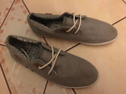 Классические мужская обувь Bershka, серый 42размер