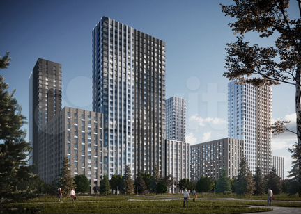 1-к квартира, 32.3 м², 20/30 эт.