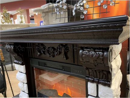 Электрокамин с пультом