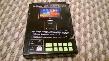 Картридер + USB для samsung Galaxy Tab