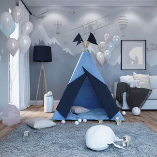 Детский вигвам из льна,палатка