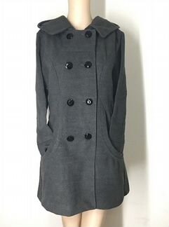 Шерстяное пальто с капюшоном