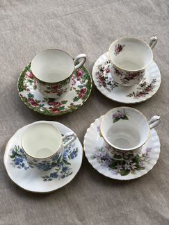Винтажные кофейные чашки Royal Albert (3) и Royal