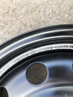 Оригинальные штампованные диски Rio Solaris