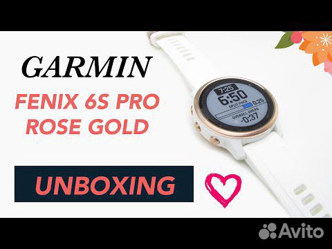 garmin fenix 6 rose gold